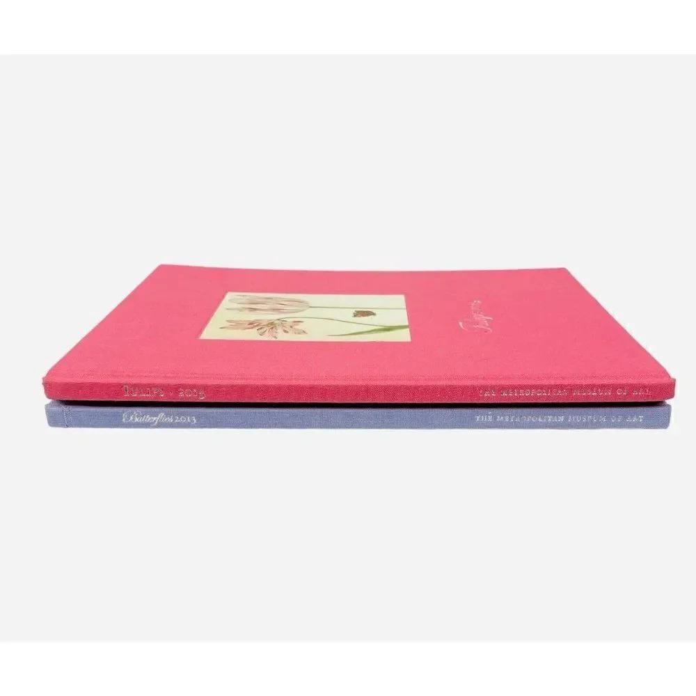 Metropolitan Museum of Art Calendar Book Set of 2013 Butterflies 2015 Tulips HC
